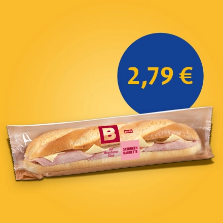 JET Baguette Schinken Kräuter Käse