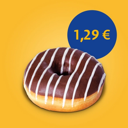 JET Donut mit Vanille gefüllt